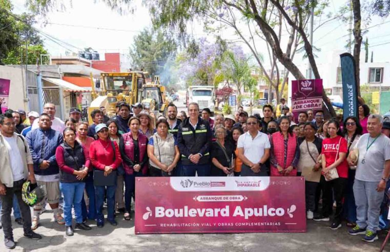Arranca Pepe Chedraui trabajos de rehabilitación vial en Bulevar Apulco