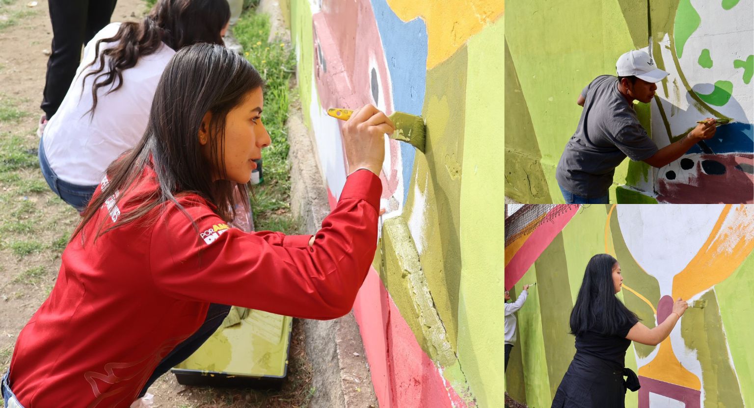 Con jornada de Tequios y Murales Mundialistas, Gobierno Estatal promueve integración social