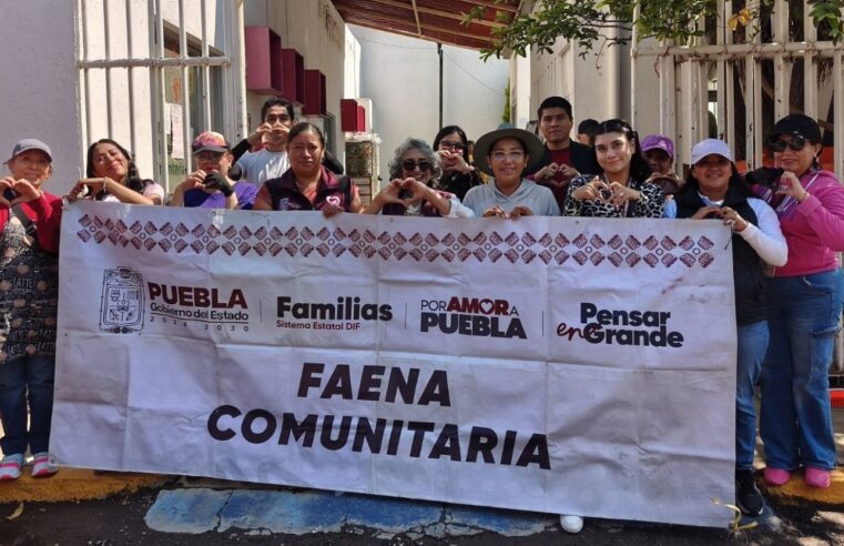 Encabeza Lupita Fernández faena comunitaria en Casa del Abue