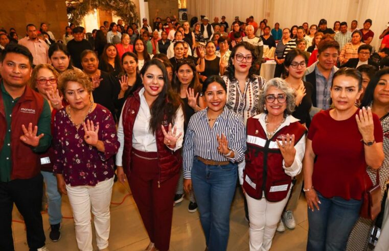 Encabezan Tonantzin Fernández y la Secretaría Estatal de Mujeres de Morena acciones por la igualdad sustantiva