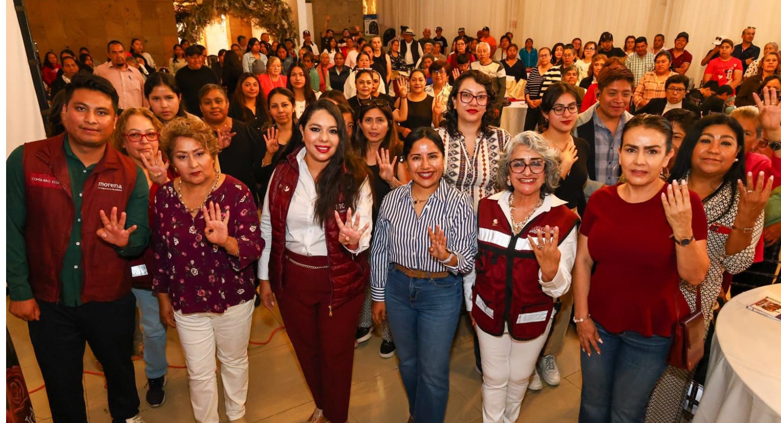 Encabezan Tonantzin Fernández y la Secretaría Estatal de Mujeres de Morena acciones por la igualdad sustantiva