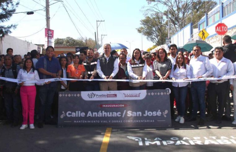 Entrega Pepe Chedraui obras viales en la Junta Auxiliar Ignacio Romero Vargas