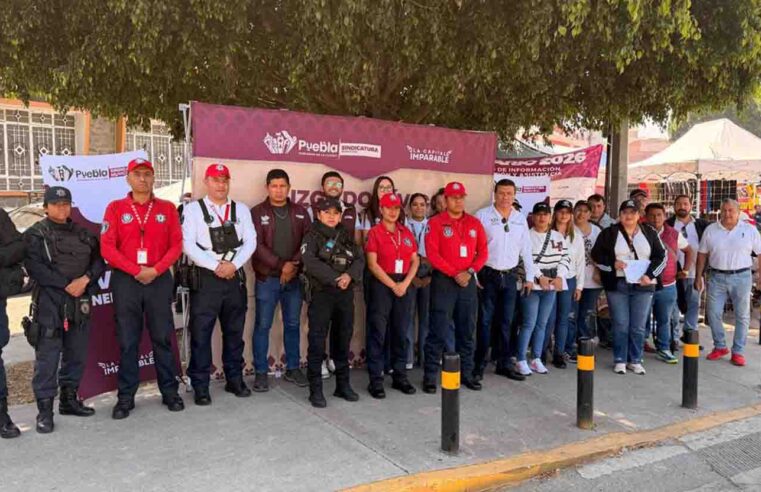 Gobierno de la Ciudad refuerza orden y seguridad durante actividades de Semana Santa en Puebla