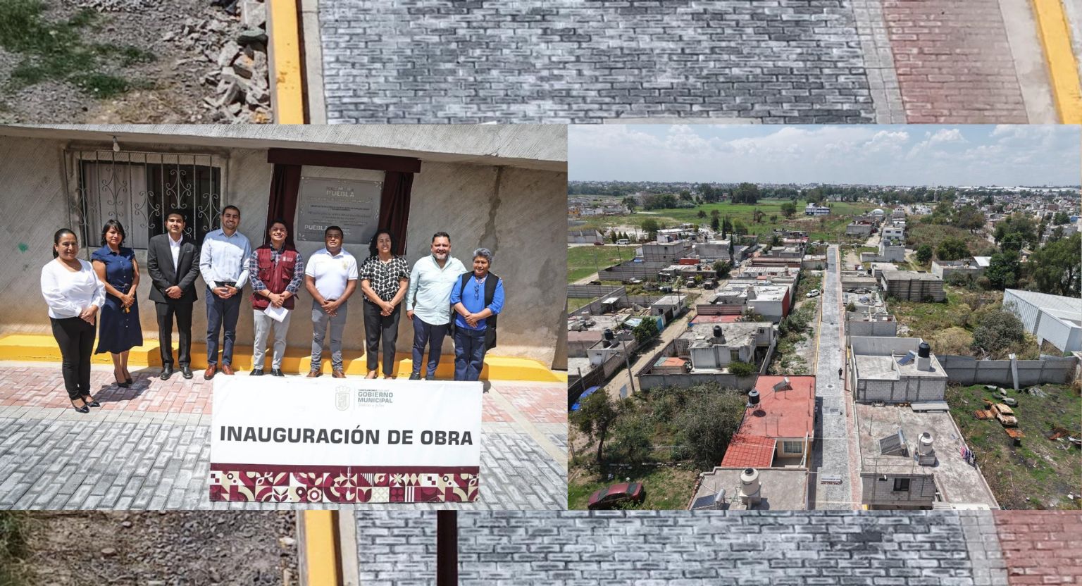 Más obra comunitaria transforma vialidades en Cuautlancingo