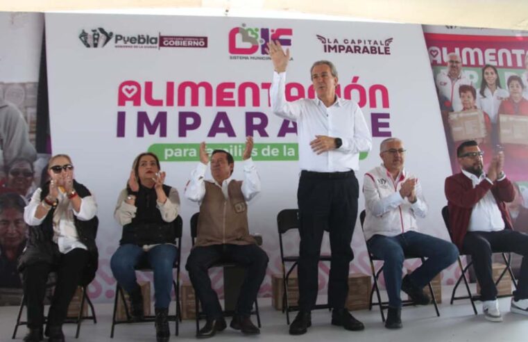 Pepe Chedraui entrega más de 11 mil despensas del programa Alimentación Imparable en Hueyotlipan