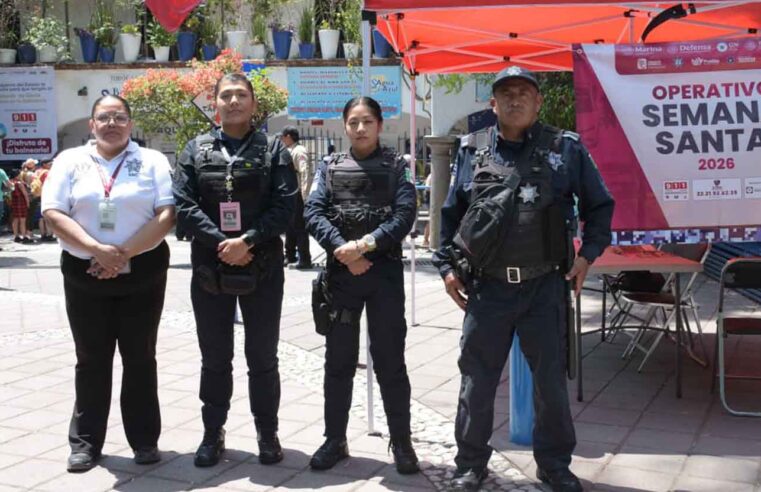 Permanece operativo de vigilancia del Gobierno de la Ciudad para mantener la tranquilidad en Semana Santa