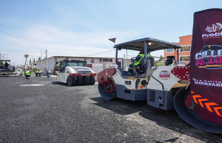 Presenta el presidente municipal, Pepe Chedraui Tren Capitalino de Pavimentación