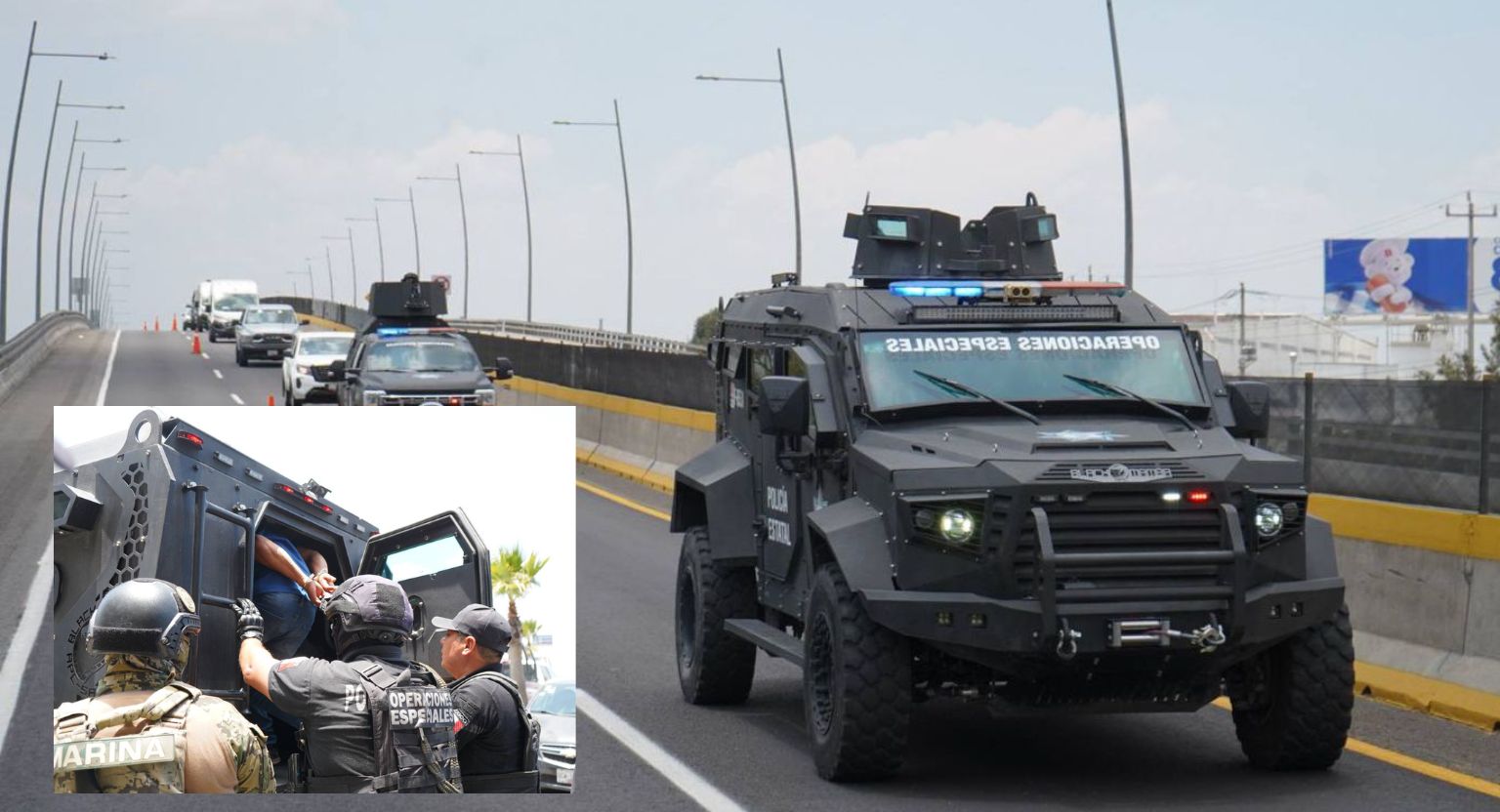 Realizan traslado de «El Bukanas» al penal de Tepexi de Rodríguez