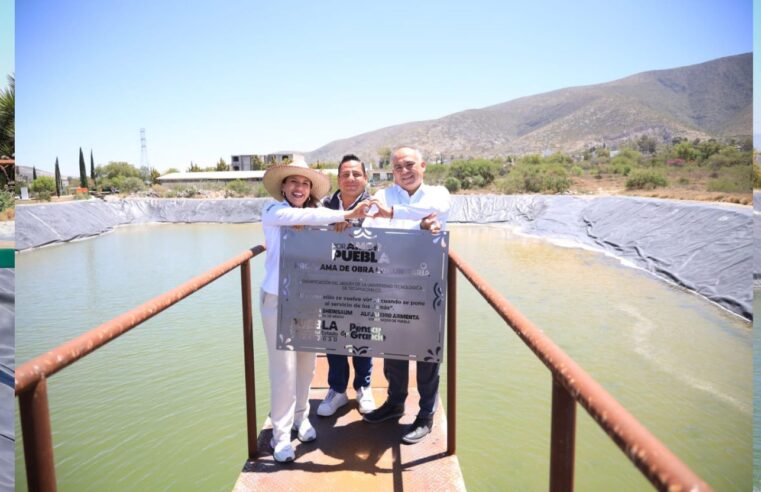 Recibe UTTECAM placa correspondiente a la dignificación de su jagüey