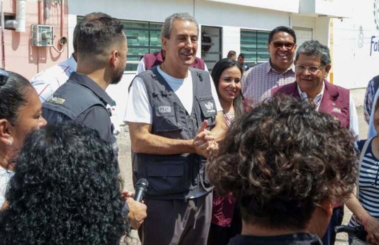 Supervisa Pepe Chedraui rehabilitación vial en San Baltazar Campeche