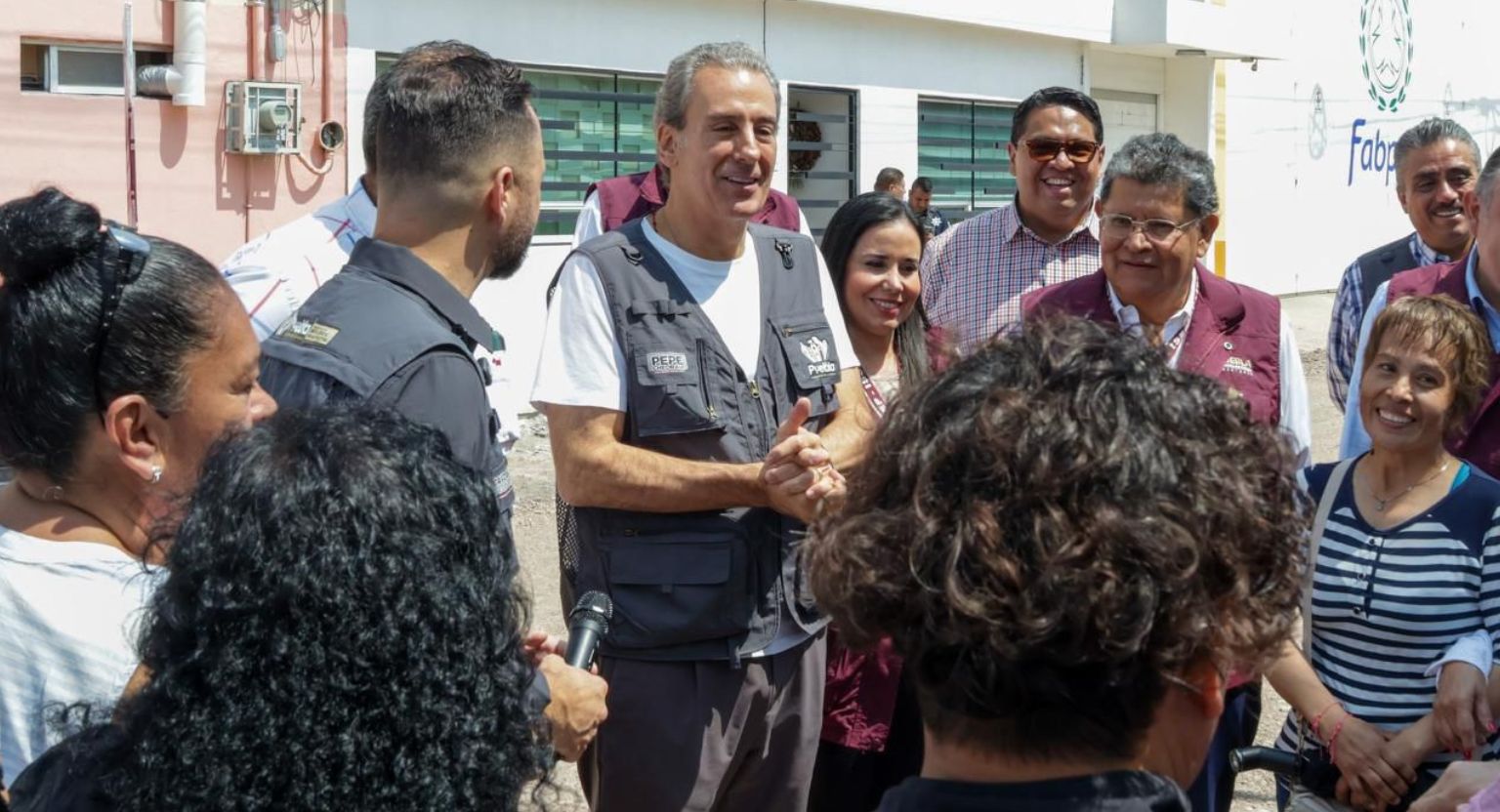 Supervisa Pepe Chedraui rehabilitación vial en San Baltazar Campeche