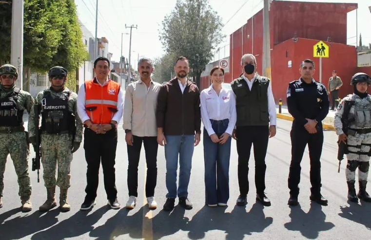 Entrega Pepe Chedraui rehabilitación vial en unidad habitacional Fovissste San Roque