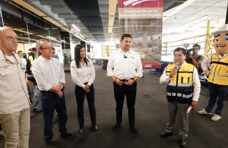 Con 97 por ciento de avance, Universidad del Deporte será referente nacional en formación de talentos
