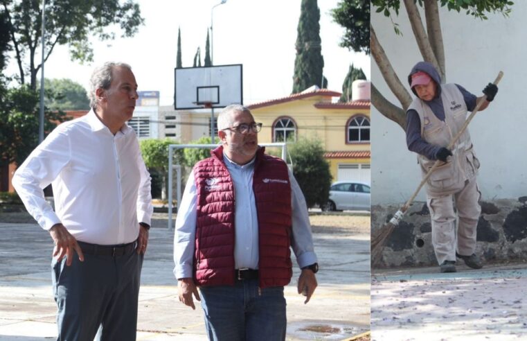 Continúa Pepe Chedraui con supervisión del mantenimiento en parques y áreas verdes de la capital