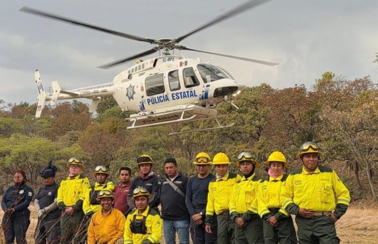 Coordinación Interinstitucional logra sofocar incendio forestal sin daños a población en Cohetzala