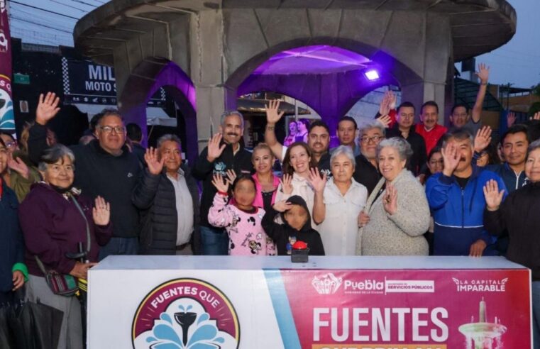 Inaugura gobierno de Pepe Chedraui mantenimiento integral a la Fuente de los Muñecos