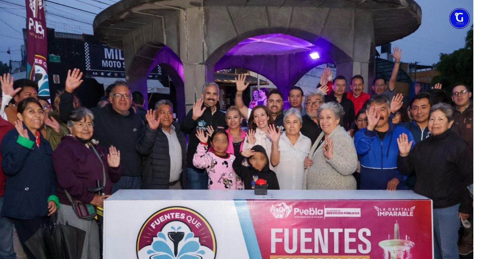 Inaugura gobierno de Pepe Chedraui mantenimiento integral a la Fuente de los Muñecos