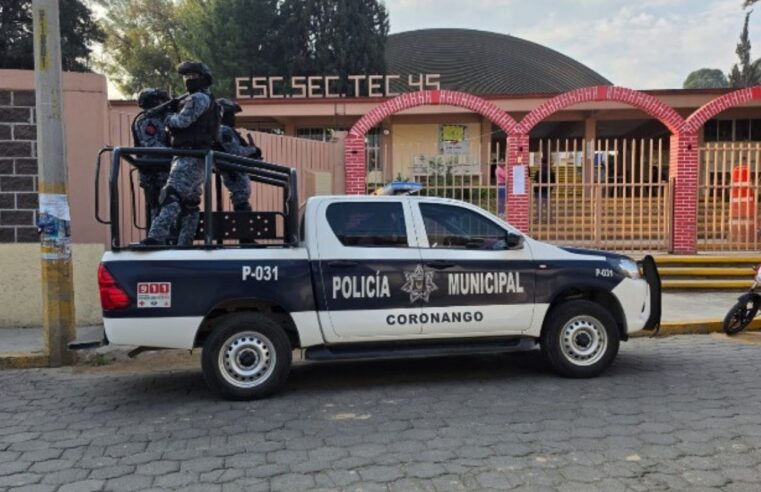 Evacuan secundaria no.45 en Coronango por amenazas a sus maestros