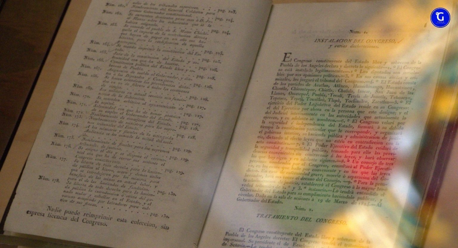 Exhiben la exposición “Tesoros Históricos del Poder Legislativo Poblano” en la antigua sede del Congreso