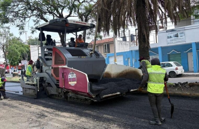 Fortalece Pepe Chedraui vialidades con el Tren Capitalino de Pavimentación