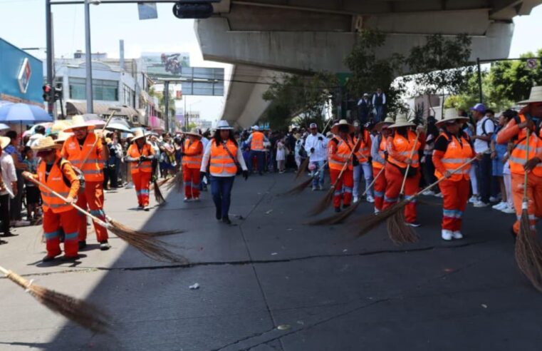 Gobierno de Pepe Chedraui garantiza limpieza en desfile del 5 de mayo