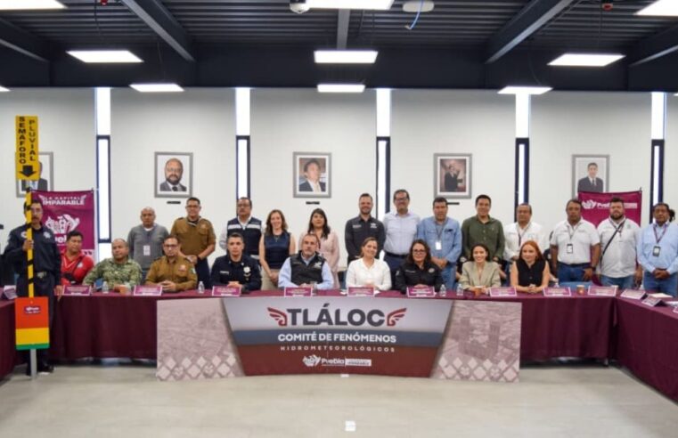 Gobierno de Pepe Chedraui intensifica estrategia preventiva en temporada de lluvias con el Comité “Tláloc”
