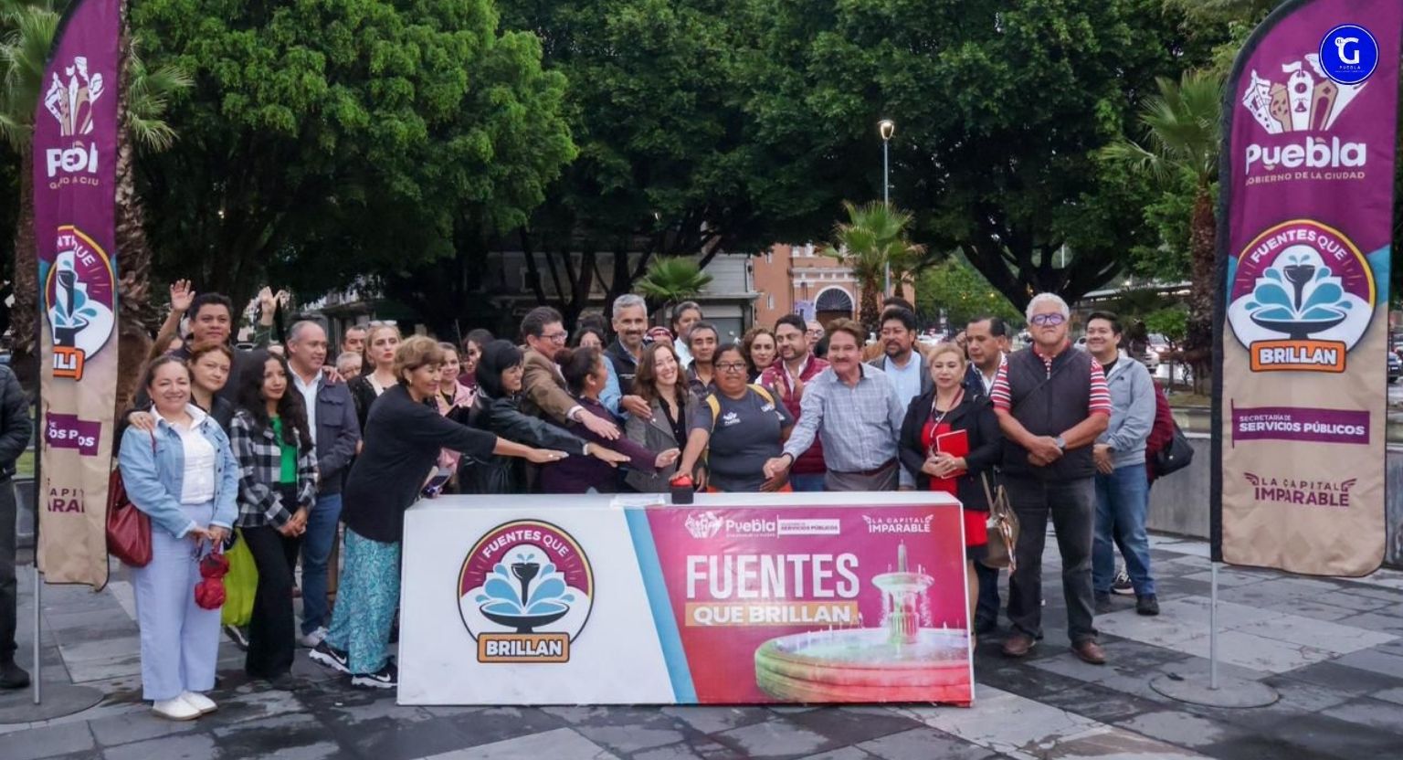 Gobierno de Pepe Chedraui suma cuatro rehabilitaciones más con “Fuentes que Brillan”