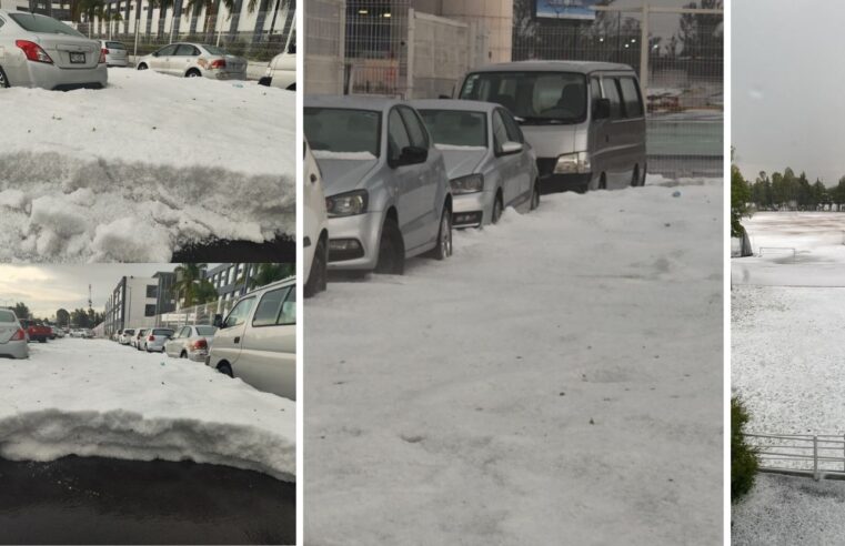 Gobierno del estado de Puebla activó protocolos tras granizada