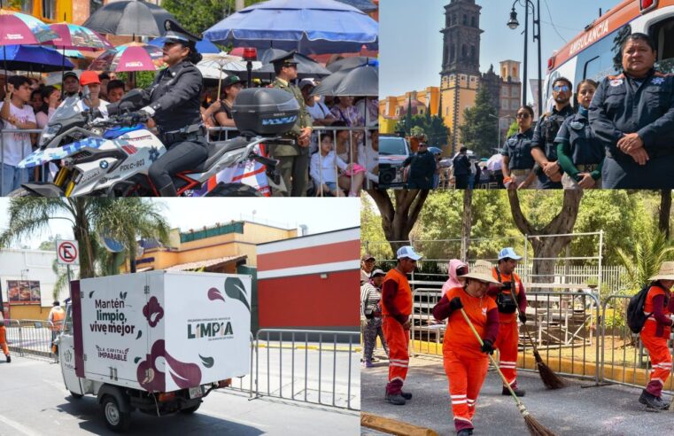 Informa Pepe Chedraui saldo blanco en la capital por el desfile del 164 aniversario de la Batalla de Puebla