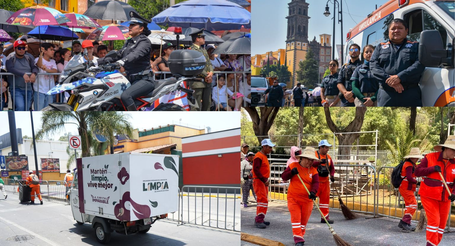 Informa Pepe Chedraui saldo blanco en la capital por el desfile del 164 aniversario de la Batalla de Puebla