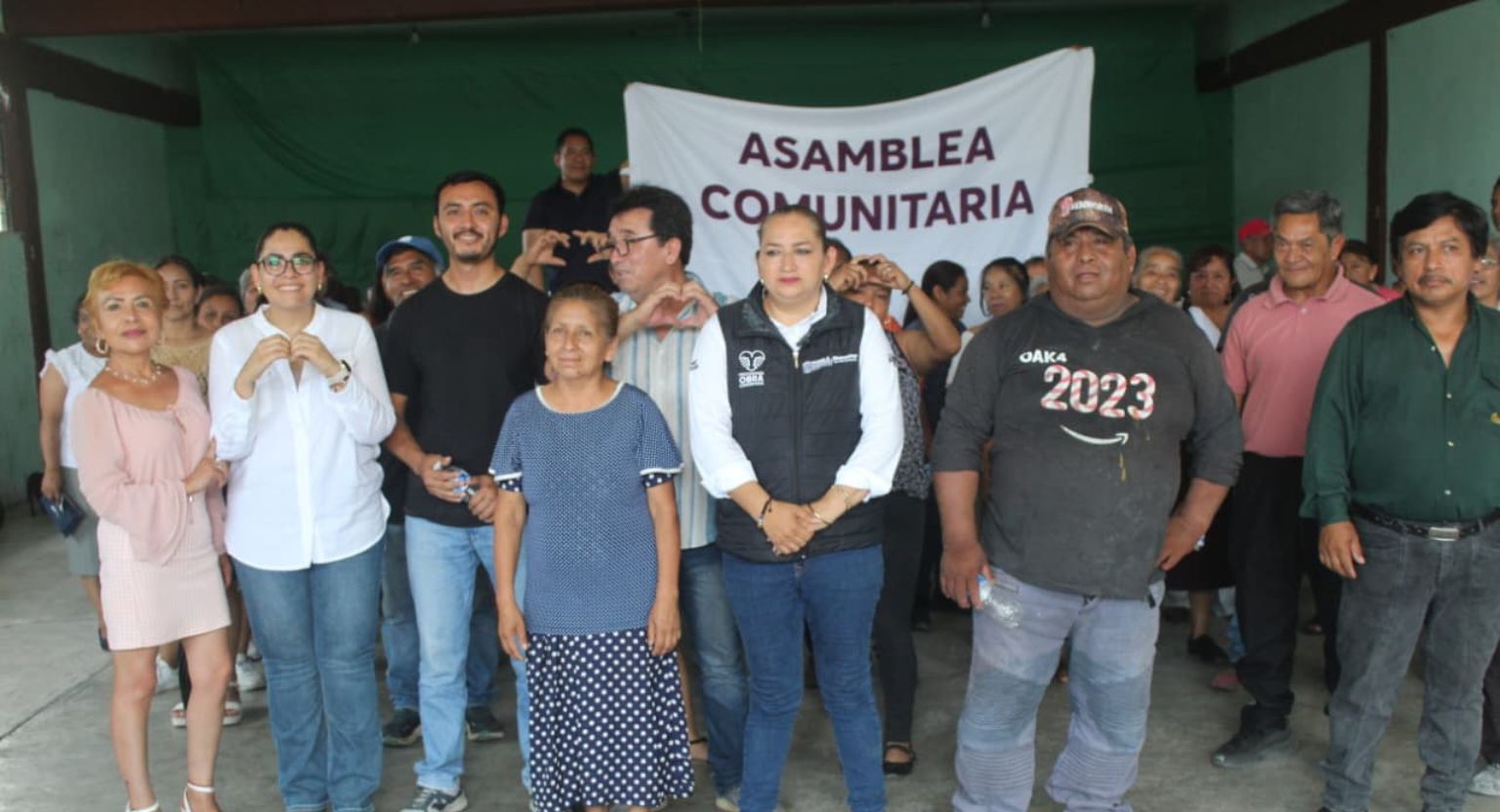 Junto al pueblo, Guadalupe Vargas impulsa obras que transforman comunidades de Xicotepec