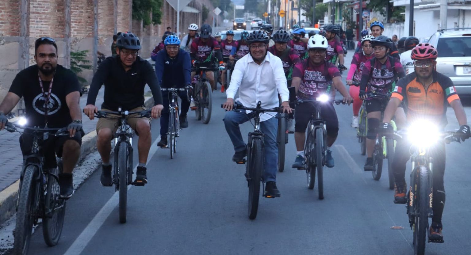 Participa diputado Pável Gaspar en Rodada Nocturna San Nicolás Tolentino–San Carlos
