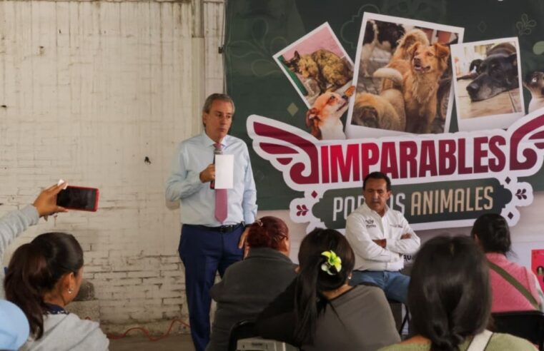 Pepe Chedraui acerca servicios gratuitos de bienestar animal a San Pablo Xochimehuacan