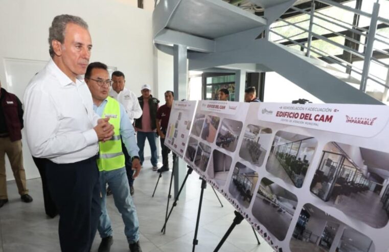 Supervisa Pepe Chedraui trabajos de remodelación en el Centro de Atención Municipal (CAM)