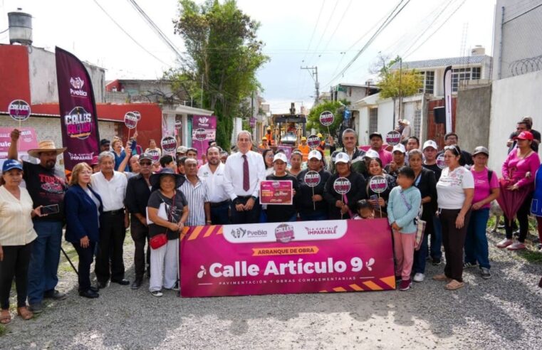 Arranca Pepe Chedraui obras de pavimentación en la colonia Ampliación Constitución Mexicana