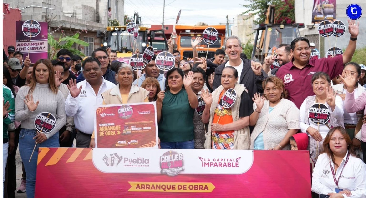 Arranca Pepe Chedraui rehabilitación vial en la Junta Auxiliar de San Aparicio