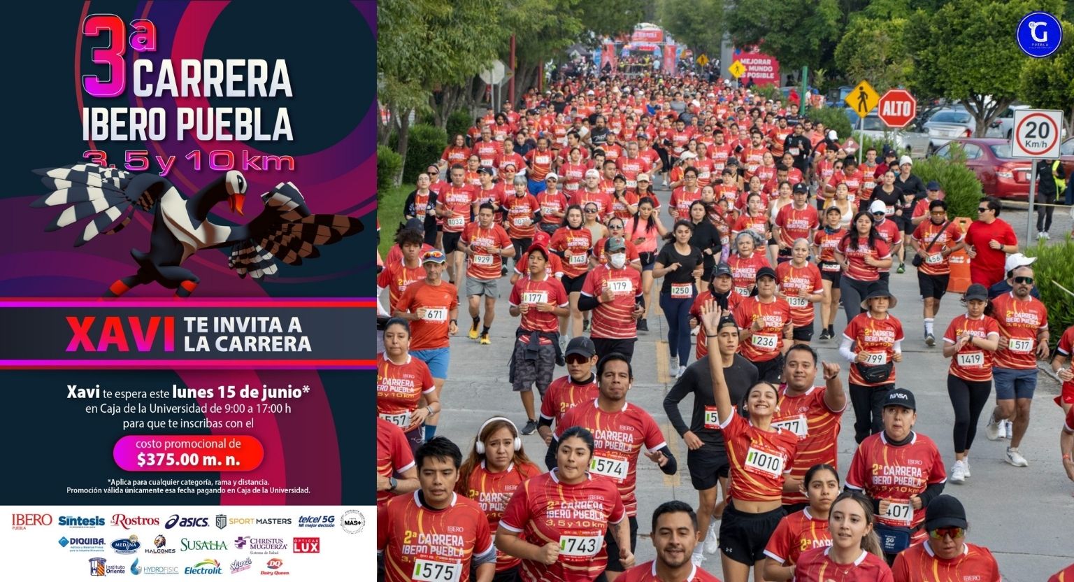 ¡No te quedes sin tu boleto! Asiste a la venta especial para la 3a Carrera IBERO Puebla