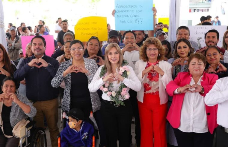 Ceci Arellano encabeza jornada de SEDIF en Santo Tomás Hueyotlipan
