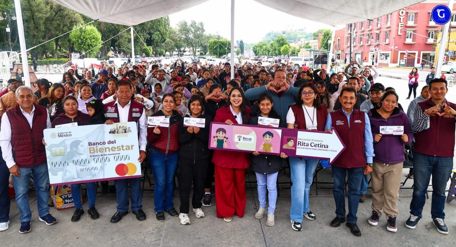 Claudia Sheinbaum y Tonantzin Fernández trabajan en sinergia por la educación de las y los niños cholultecas
