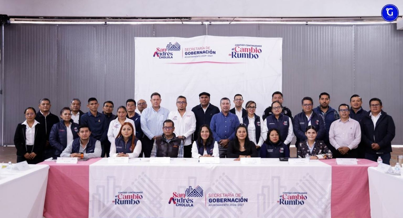 Con diálogo y coordinación Gobierno de San Andrés Cholula atiende las necesidades de sus comunidades