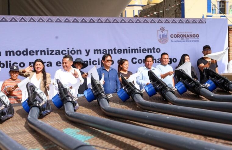 Con inversión de 17.7 mdp, Armando Aguirre inicia modernización del alumbrado público en San Francisco Ocotlán