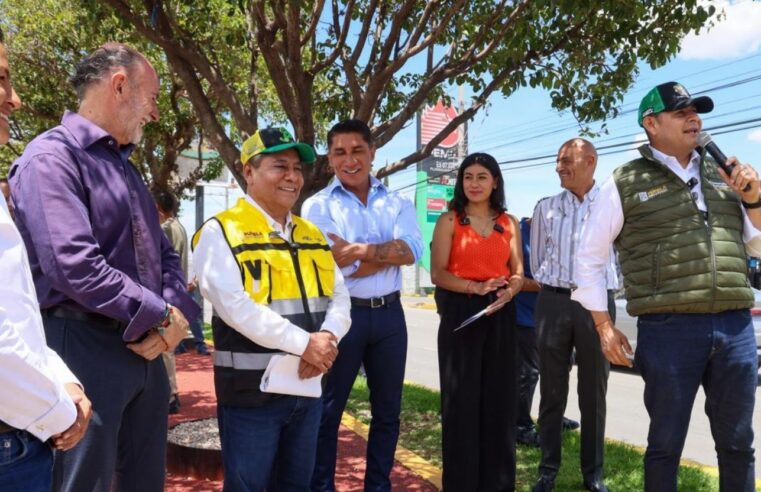 Con maquinaria propia y respaldo federal, gobierno de Puebla transforma vialidades