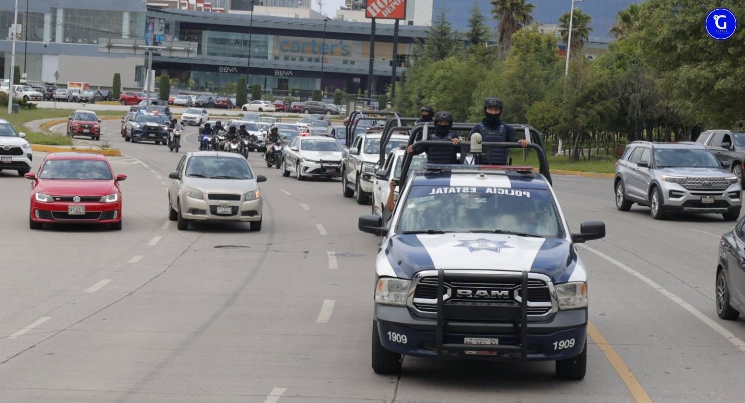 Coordinación entre fuerzas de seguridad fortalece vigilancia y prevención en la Vía Atlixcáyotl