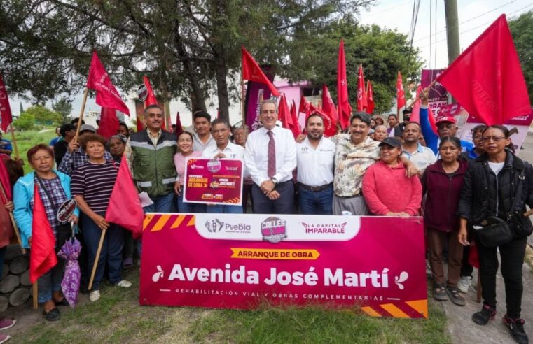 Encabeza Pepe Chedraui arranque de rehabilitación vial en la colonia Fraternidad Antorchista