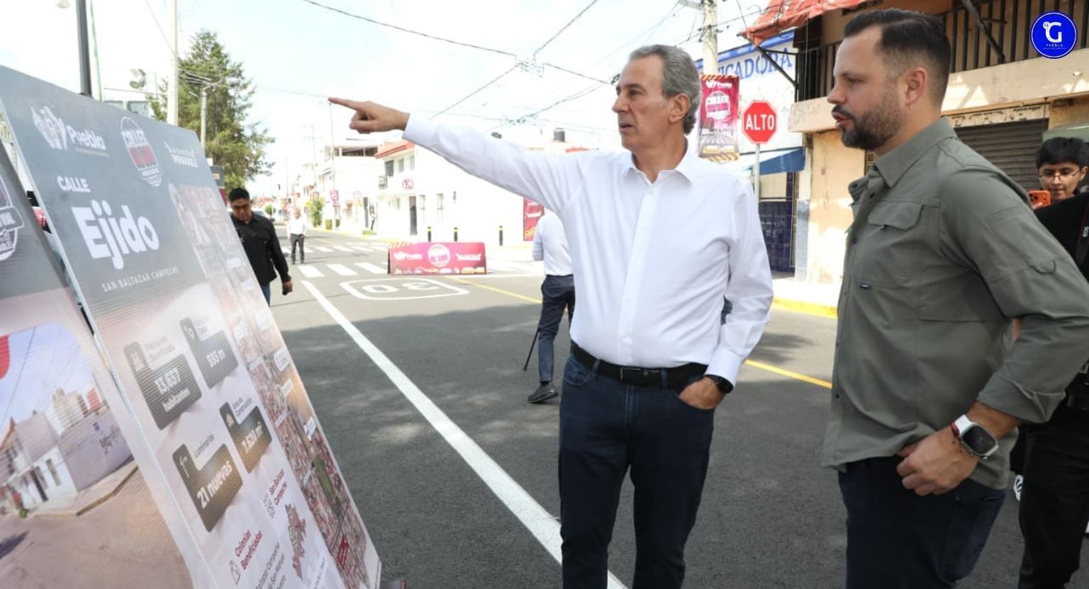 Entrega Pepe Chedraui rehabilitación vial en la Junta Auxiliar de San Baltazar Campeche