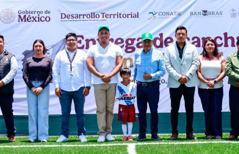Fortalece Coronango tejido social con la entrega de la Cancha Mundial Social 2026
