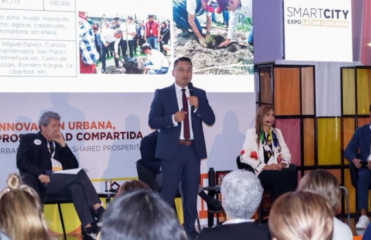 Gobierno de Pepe Chedraui impulsa a la ciudad como ecosistema para restaurar la biodiversidad urbana, expone en Smart City