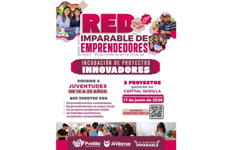 Impulsa Gobierno de Pepe Chedraui capacitación y financiamiento para juventudes poblanas