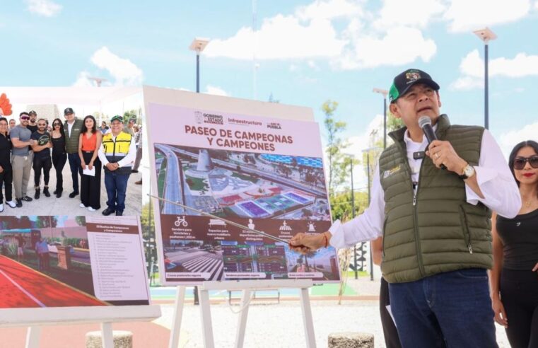 Paseo de Campeonas y Campeones honra el legado deportivo y transforma espacios públicos