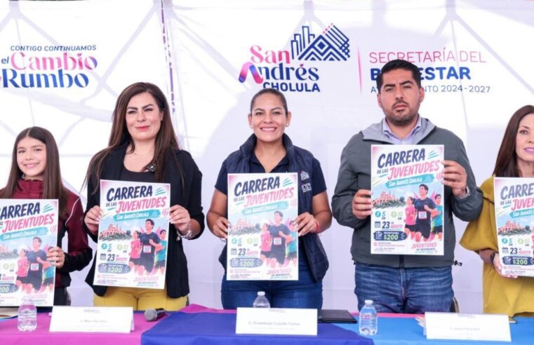 Presenta Lupita Cuautle la carrera «Corre por las Juventudes 2026» para impulsar el deporte y la vida saludable